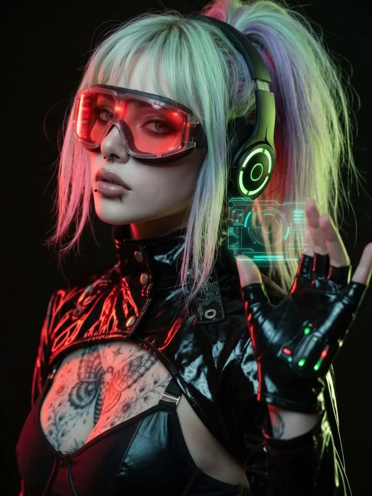 Hannah: Cyber goth